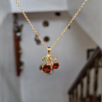 Collar Cereza Grd | Oro Chino Dorado