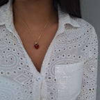 Collar Dama Fresa Psda | Oro Chino Dorado