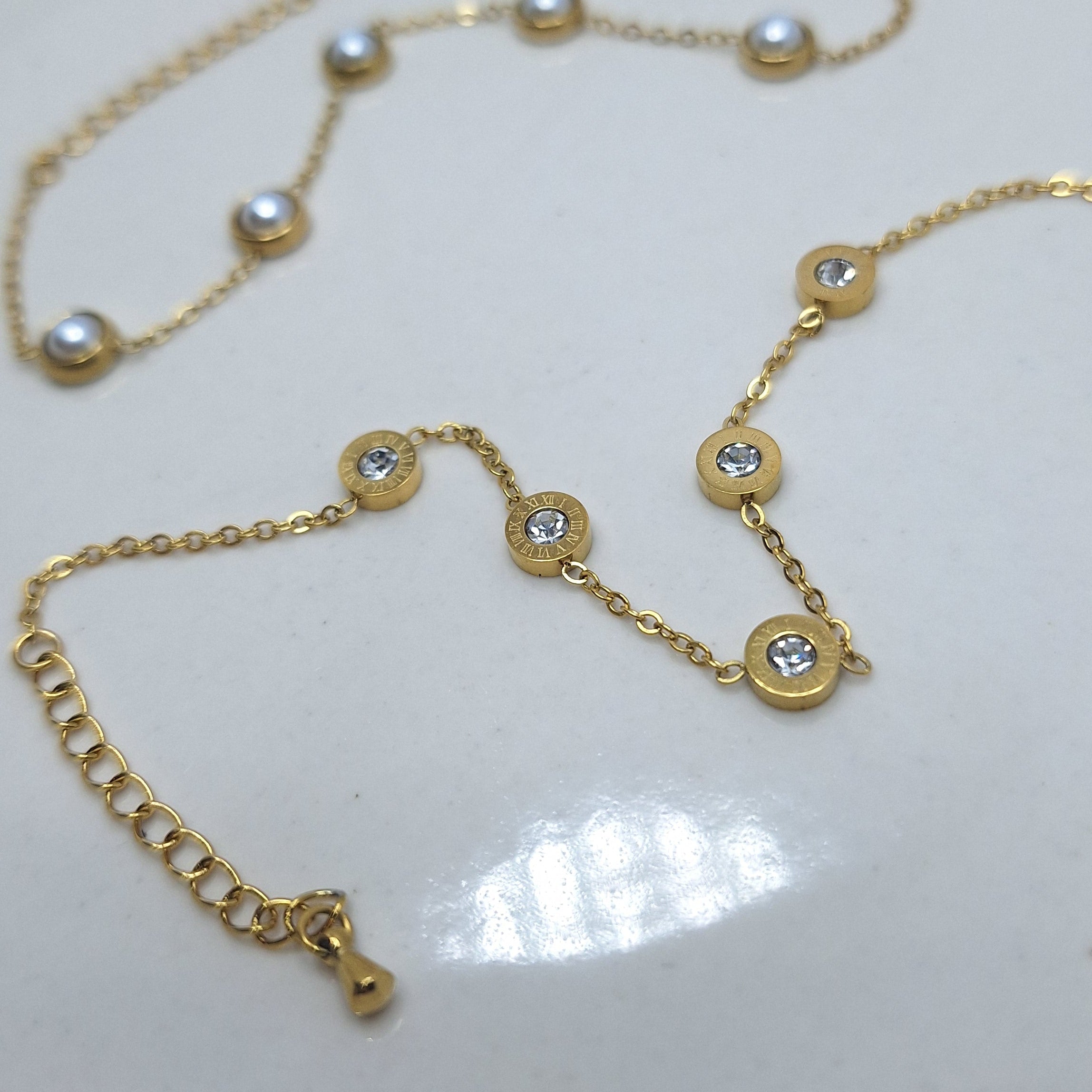 Pulsera Puntos Brillantes | Dorado