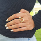 Anillo Chunky | Gold Field Dorado