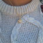 Collar con Dije Concha Nacarada | Oro Chino Dorado