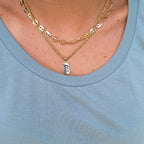 Collar Polar Dama Entorchado | Oro Chino Dorado