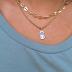 Collar Polar Dama Entorchado | Oro Chino Dorado