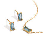 Pulseras De Cadena Fina Con Cristal | Dorado