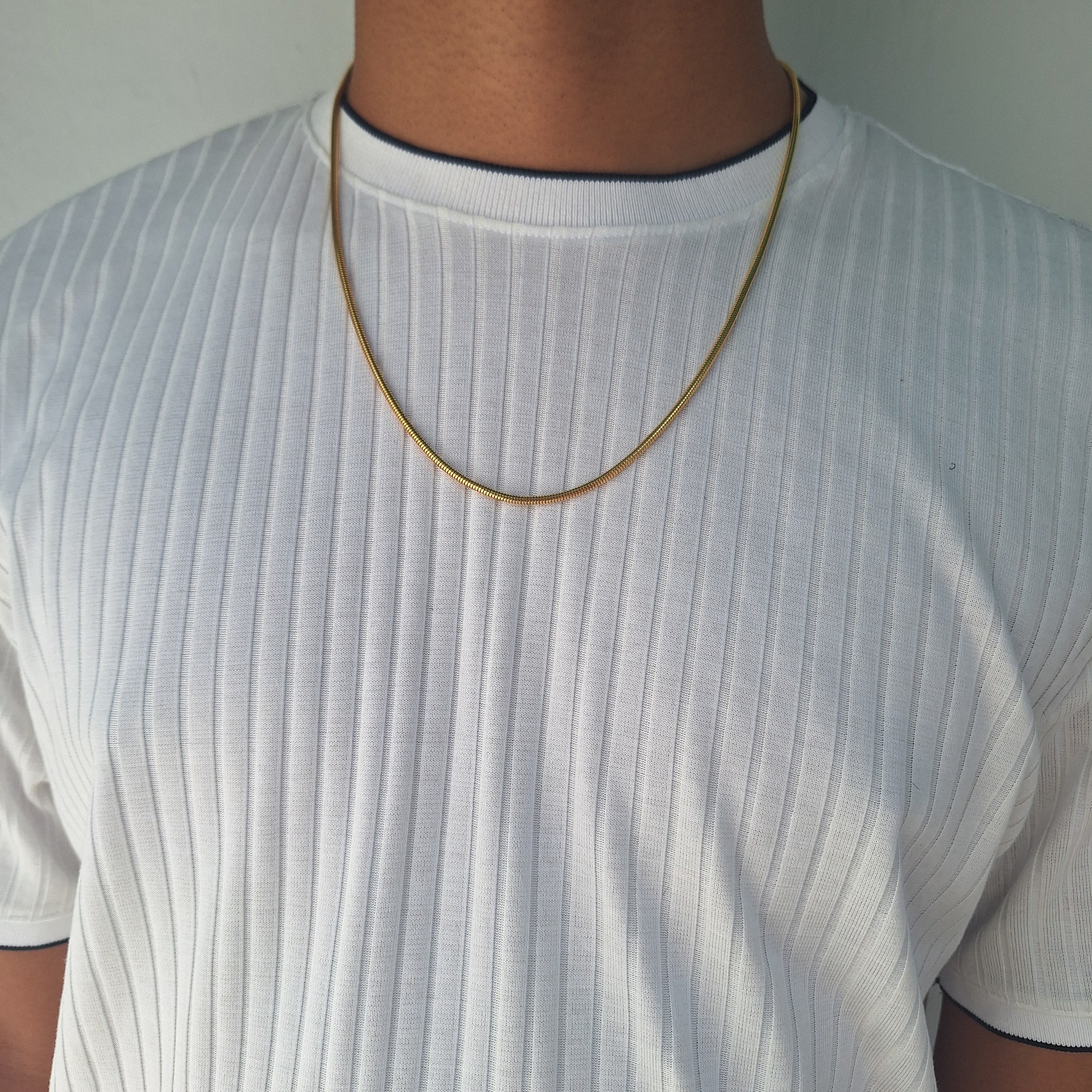 Collar Hombre Serpiente | Dorado