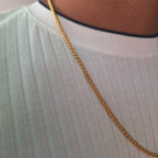 Collar Hombre Espiga | Dorado