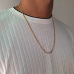 Collar Hombre Cubana | Dorado