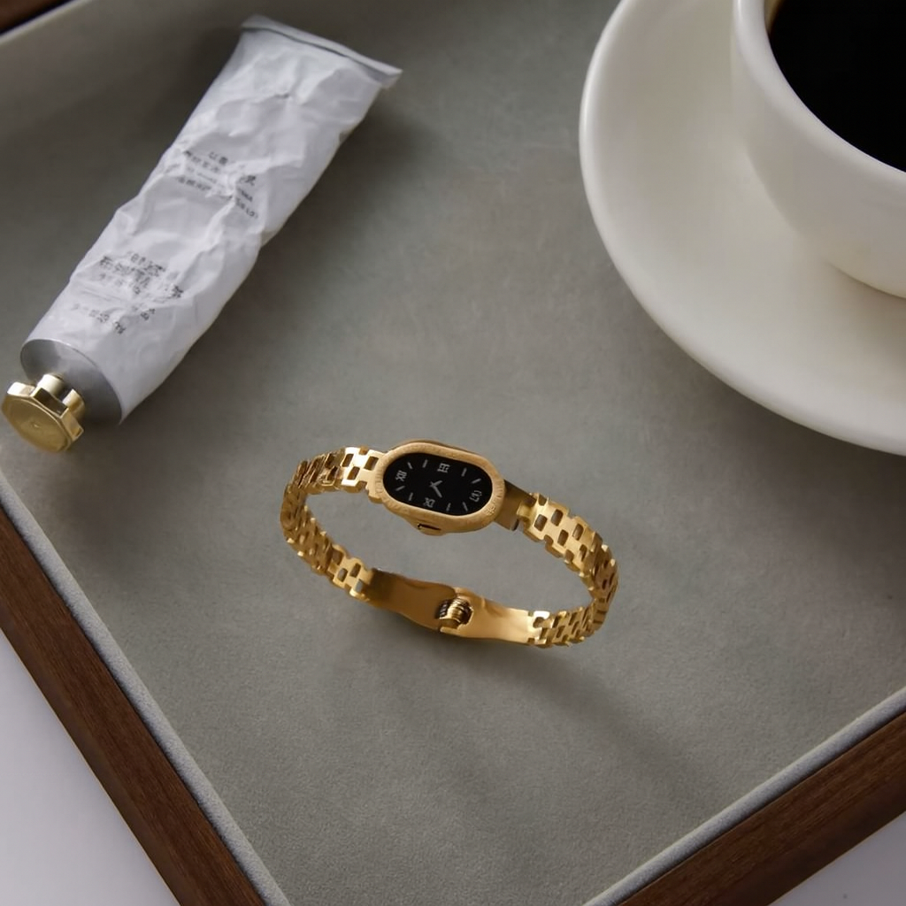 Brazalete Reloj Grande V2 | Dorado