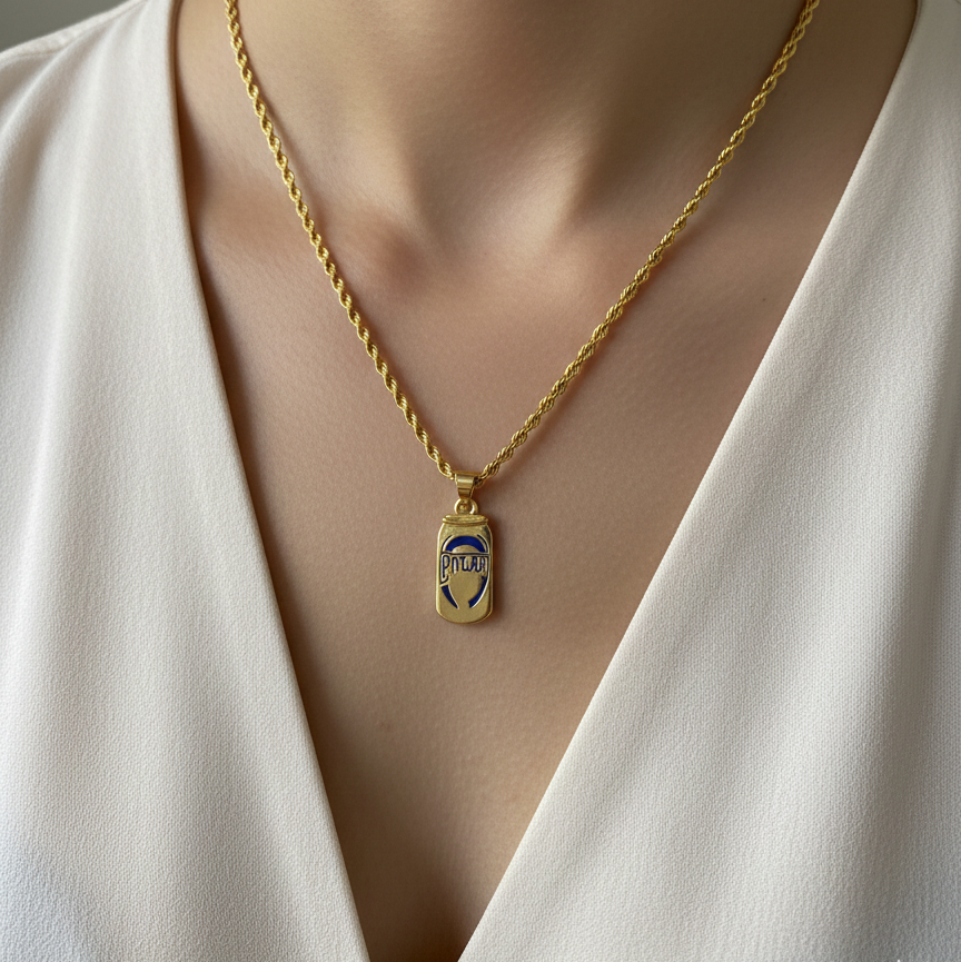 Collar Polar Dama Entorchado | Oro Chino Dorado
