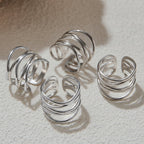 Anillo Caminos Cruzados | Plateado