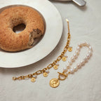 Pulsera 5 Monedas | Dorado