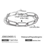 Pulsera Rígida Brillos | Plateado