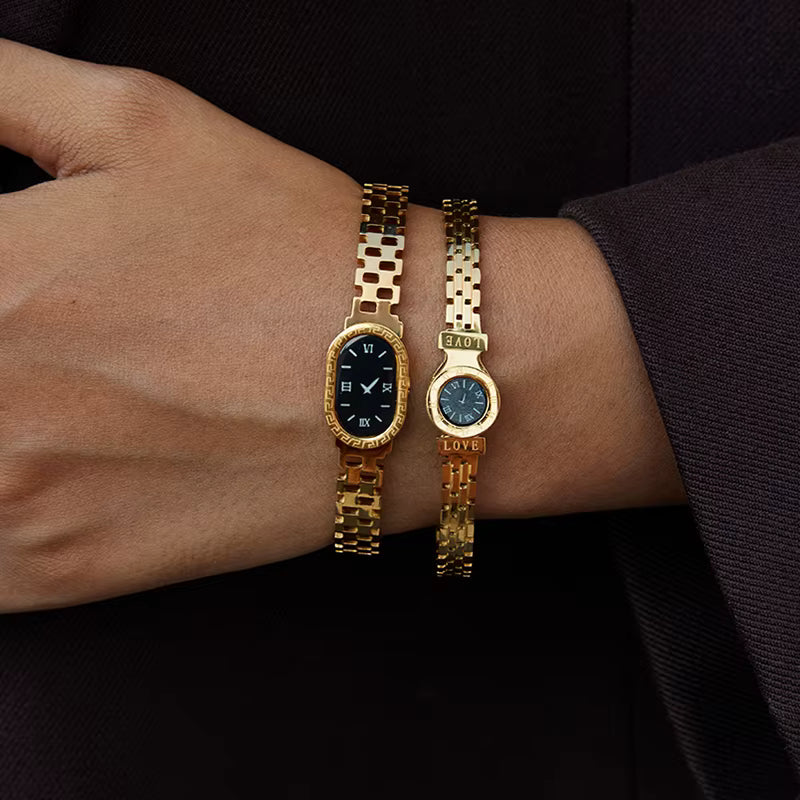 Brazalete Reloj Grande V2 | Dorado