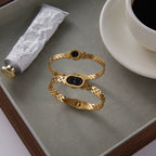 Brazalete Reloj Pequeño Circular v1 | Dorado