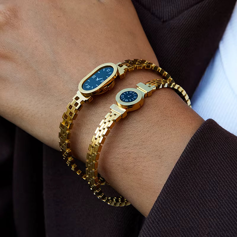 Brazalete Reloj Grande V2 | Dorado
