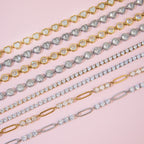 Pulsera Clásica Brillo Circonia Circular | Plateado