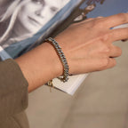 Pulsera Cubana Dos Tono | Bicolor