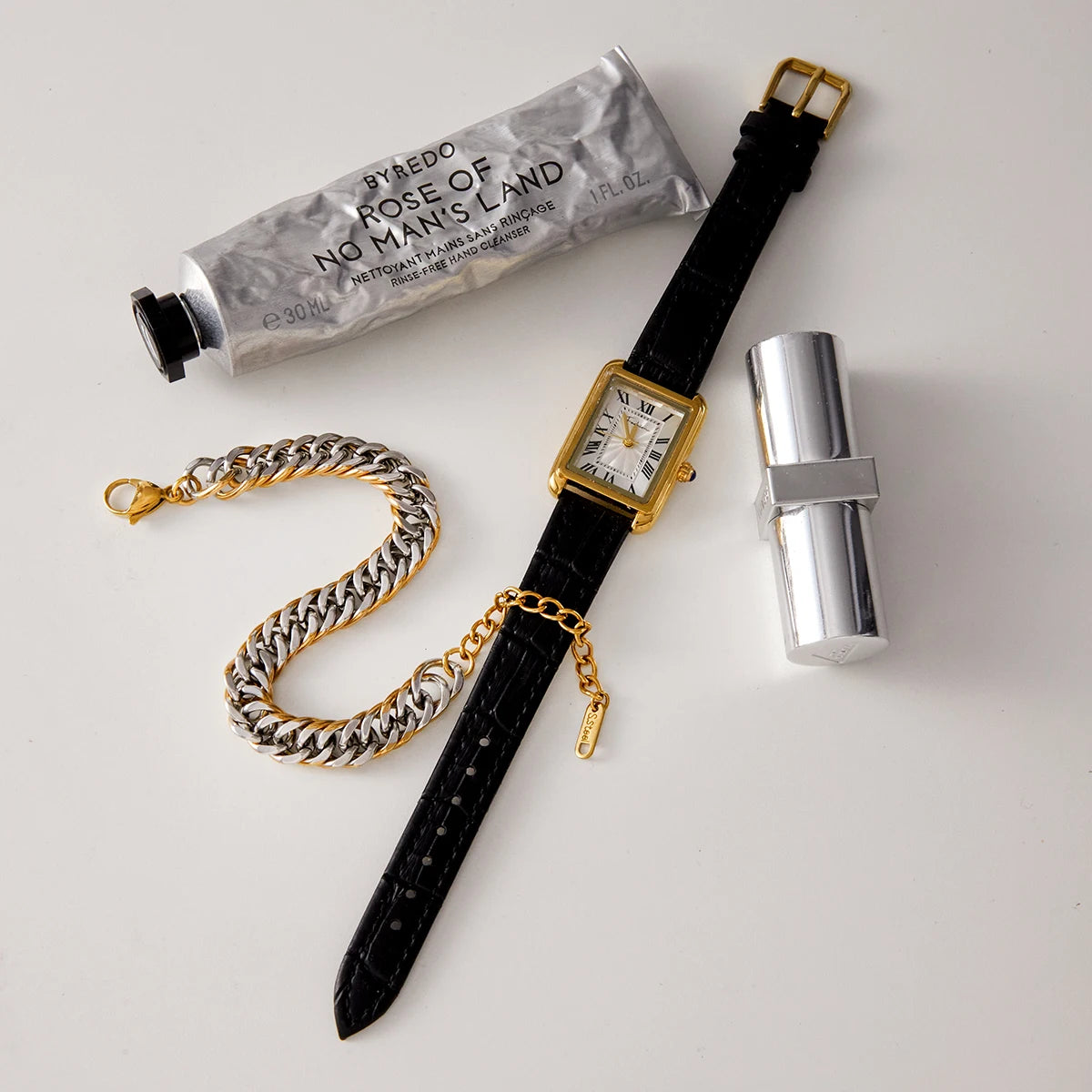 Pulsera Cubana Dos Tono | Bicolor
