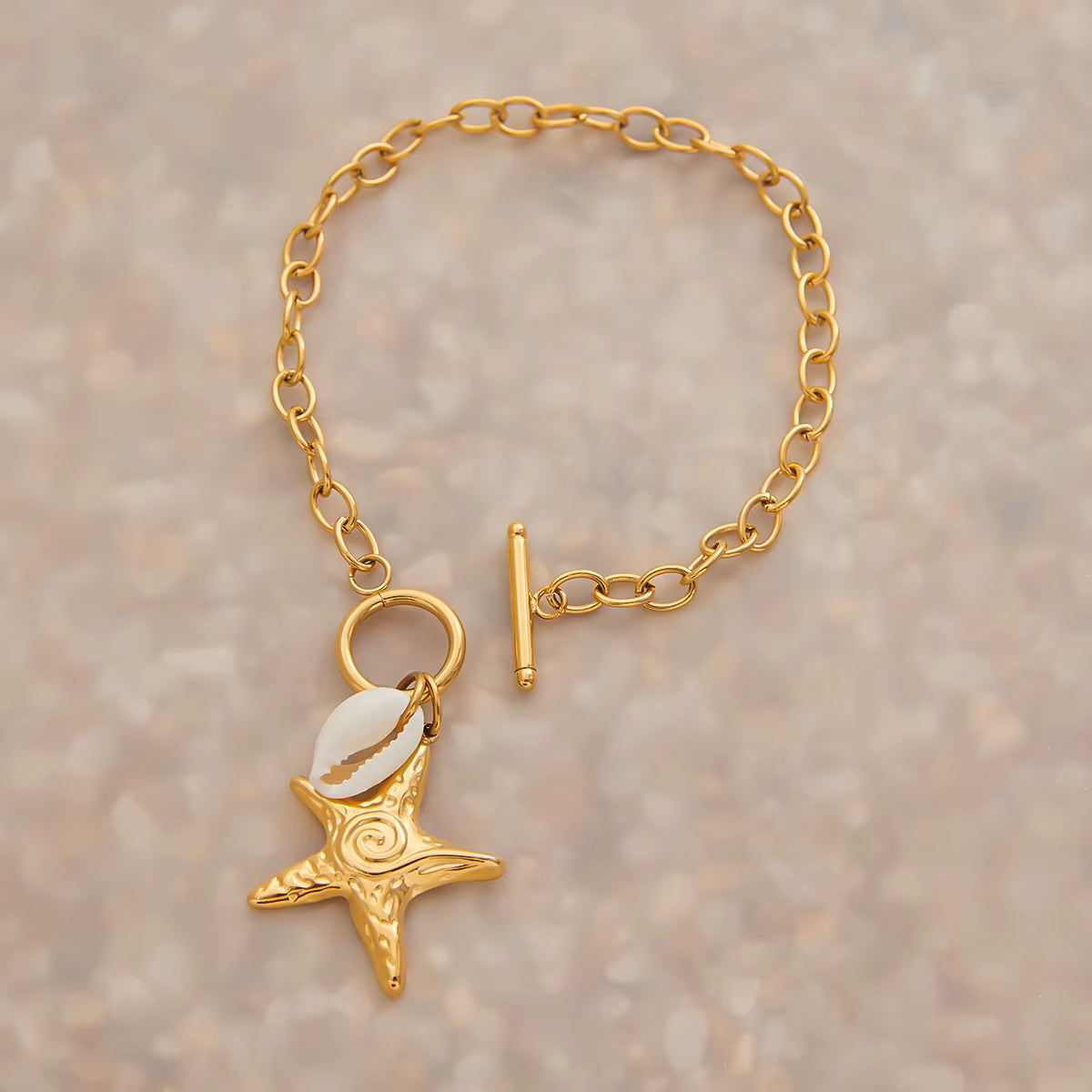 Pulsera Estrella Mar | Dorado