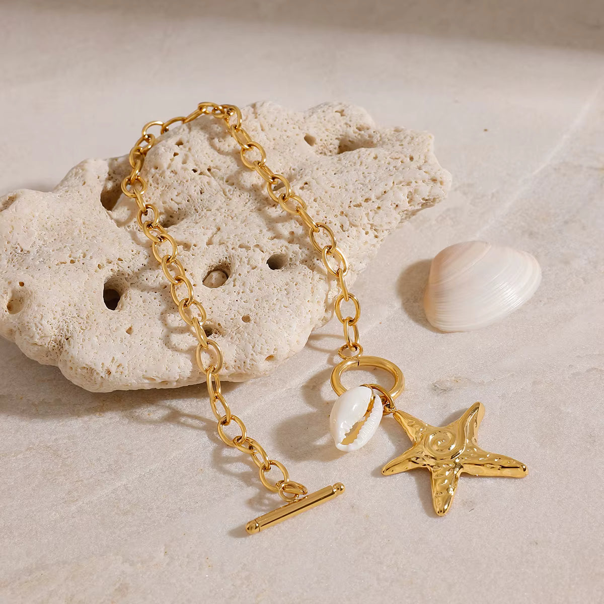 Pulsera Estrella Mar | Dorado
