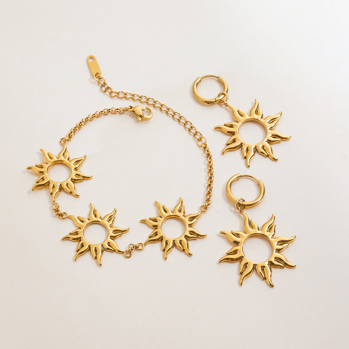 Pulsera 3 Soles | Dorado