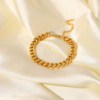 Pulsera Dorada Cubana | Dorado