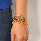 Pulsera Dorada Cubana | Dorado