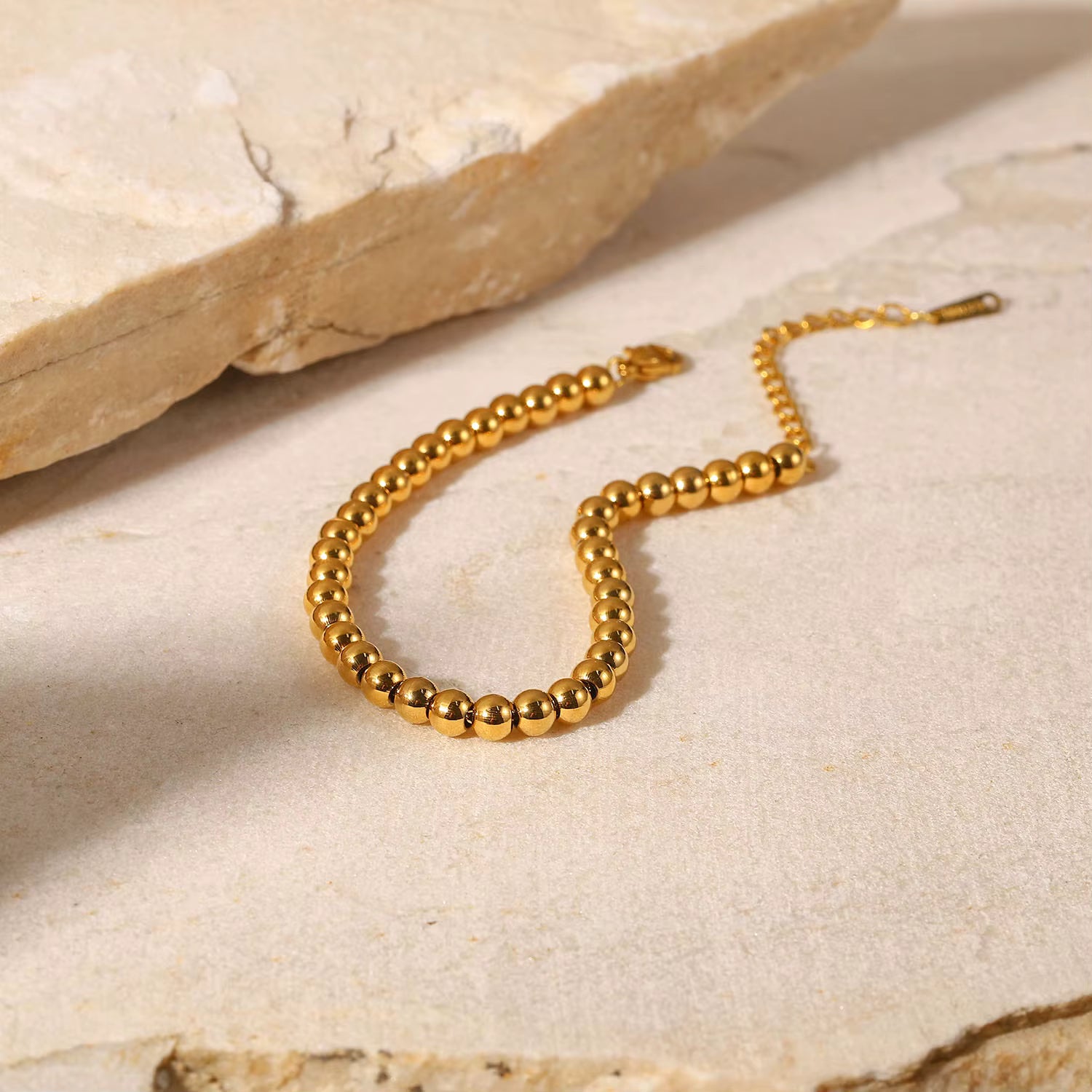 Pulsera De Balines | Dorado