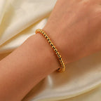 Pulsera De Balines | Dorado