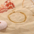 Pulsera De Balines | Dorado