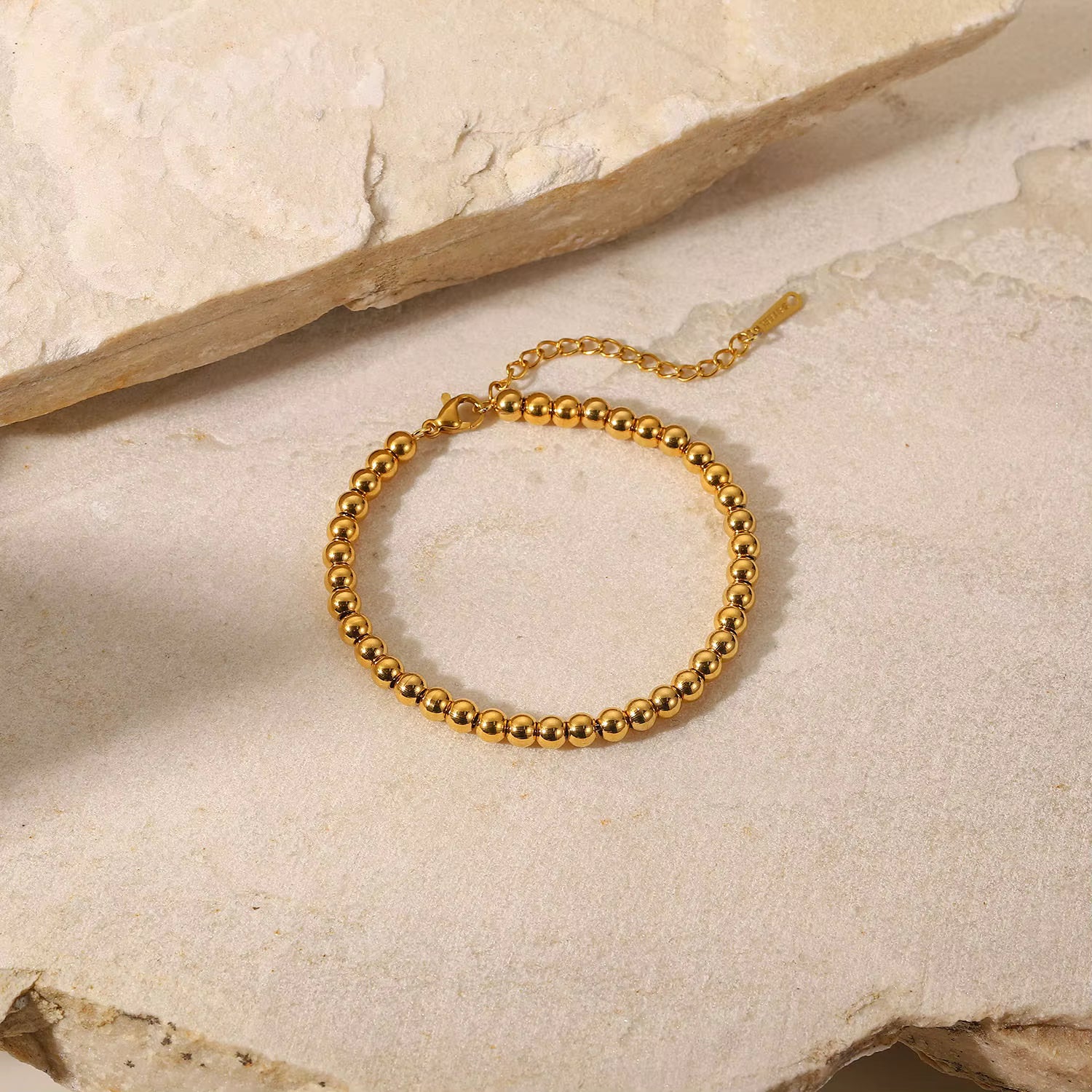 Pulsera De Balines | Dorado
