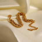 Pulsera Dorada Tejido | Dorado
