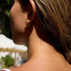 Argolla Con Silueta De Sol Radiante | Dorado