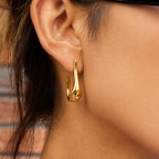 Zarcillo Anzuelo | Dorado