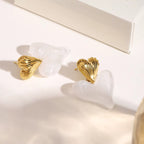 Zarcillo Doble Latido | Dorado