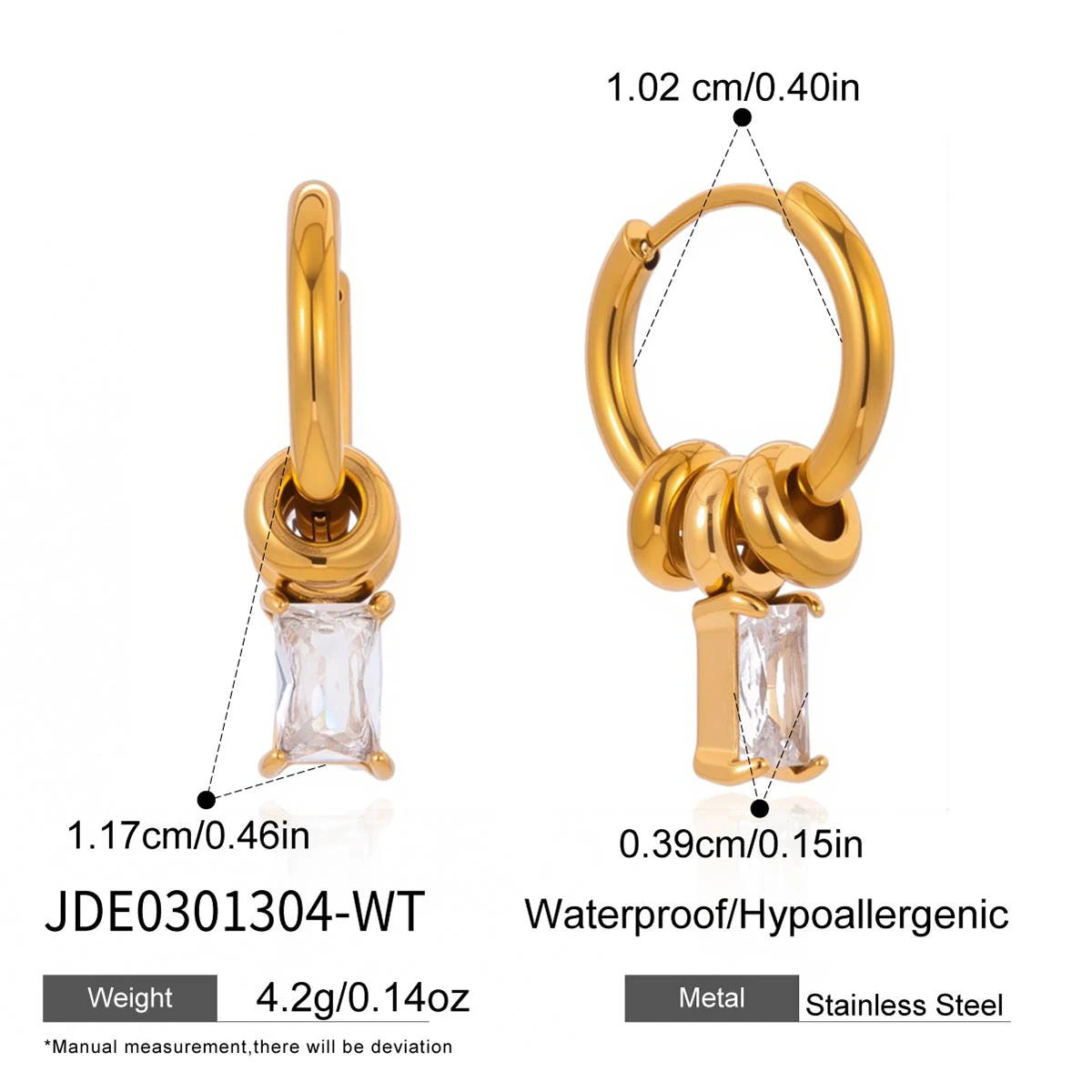 Argolla con Circonia Baguette | Dorado