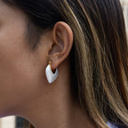 Argollas De Lujo Resina Blanca FiloDown | Dorado