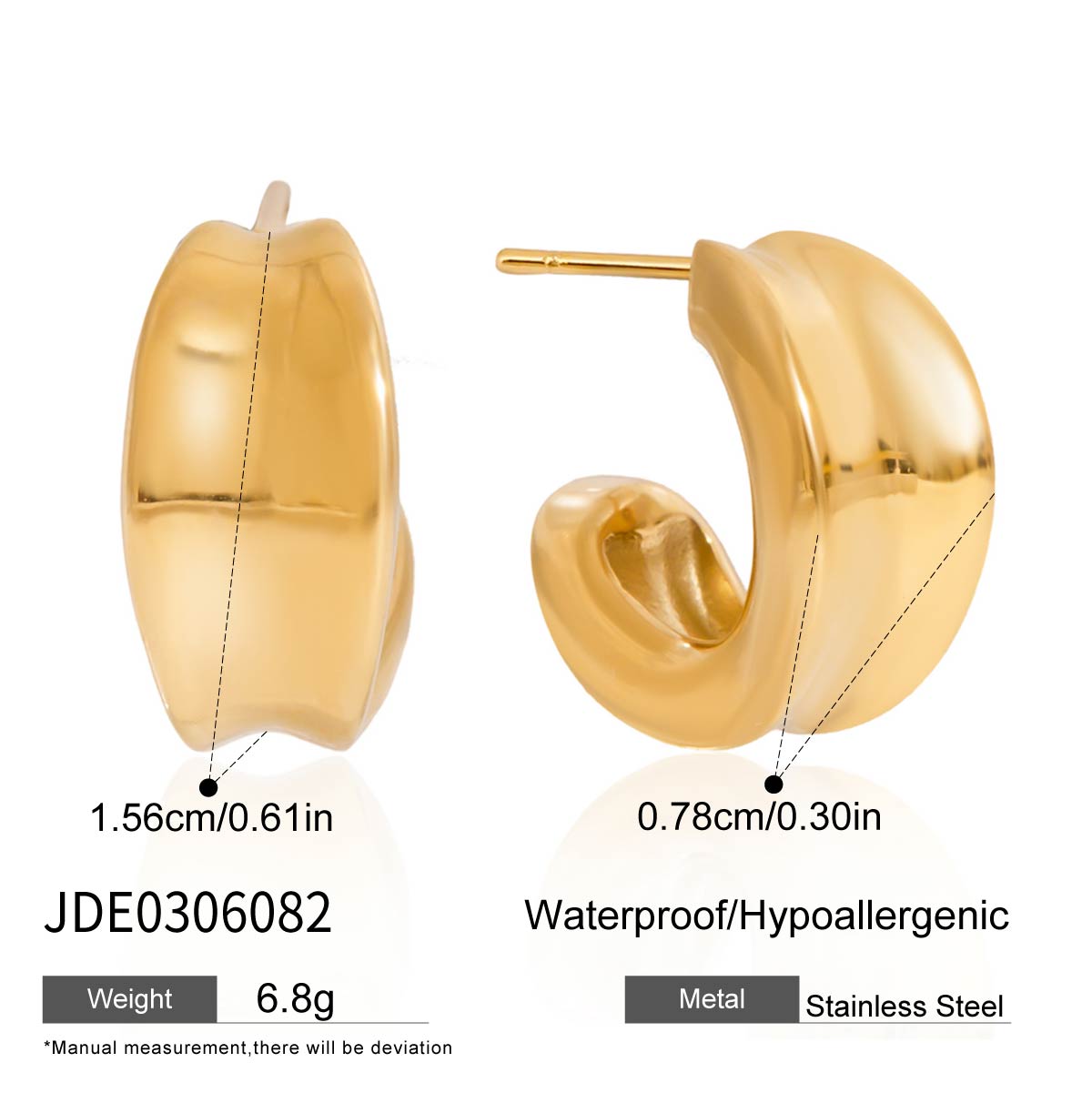 Zarcillos Básicos | Dorado