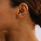 Par Ear Cuff Lujo | Bicolor