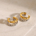 Par Ear Cuff Lujo | Bicolor