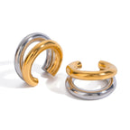 Par Ear Cuff Lujo | Bicolor