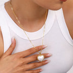 Collar Corazón Mediano | Dorado