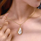 Collar Entorchado Dije Nacarado | Dorado