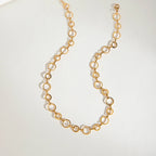 Collar Circulos Candena Unidos v2 | Dorado