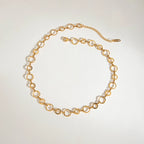 Collar Circulos Candena Unidos v2 | Dorado