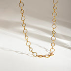 Collar Circulos Candena Unidos v2 | Dorado
