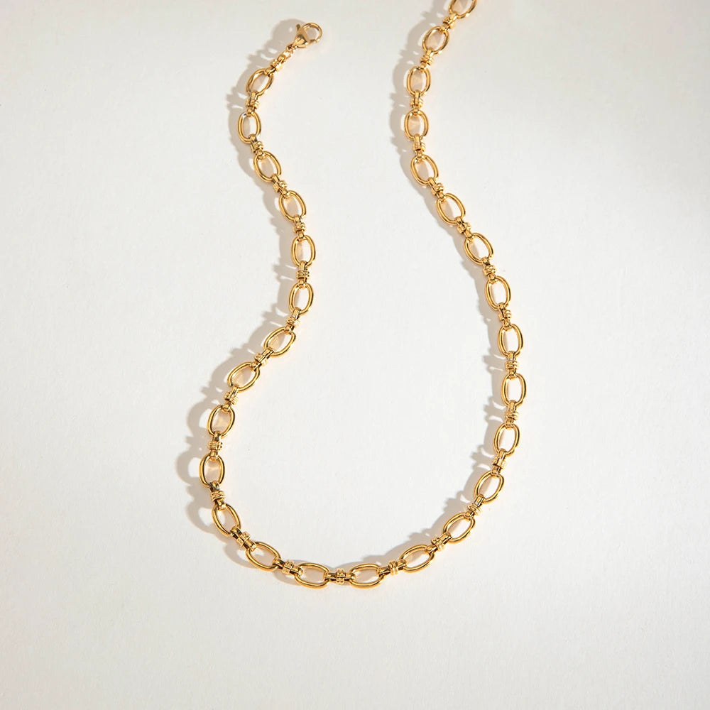 Collar Circulos Candena Unidos | Dorado