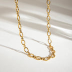 Collar Circulos Candena Unidos | Dorado