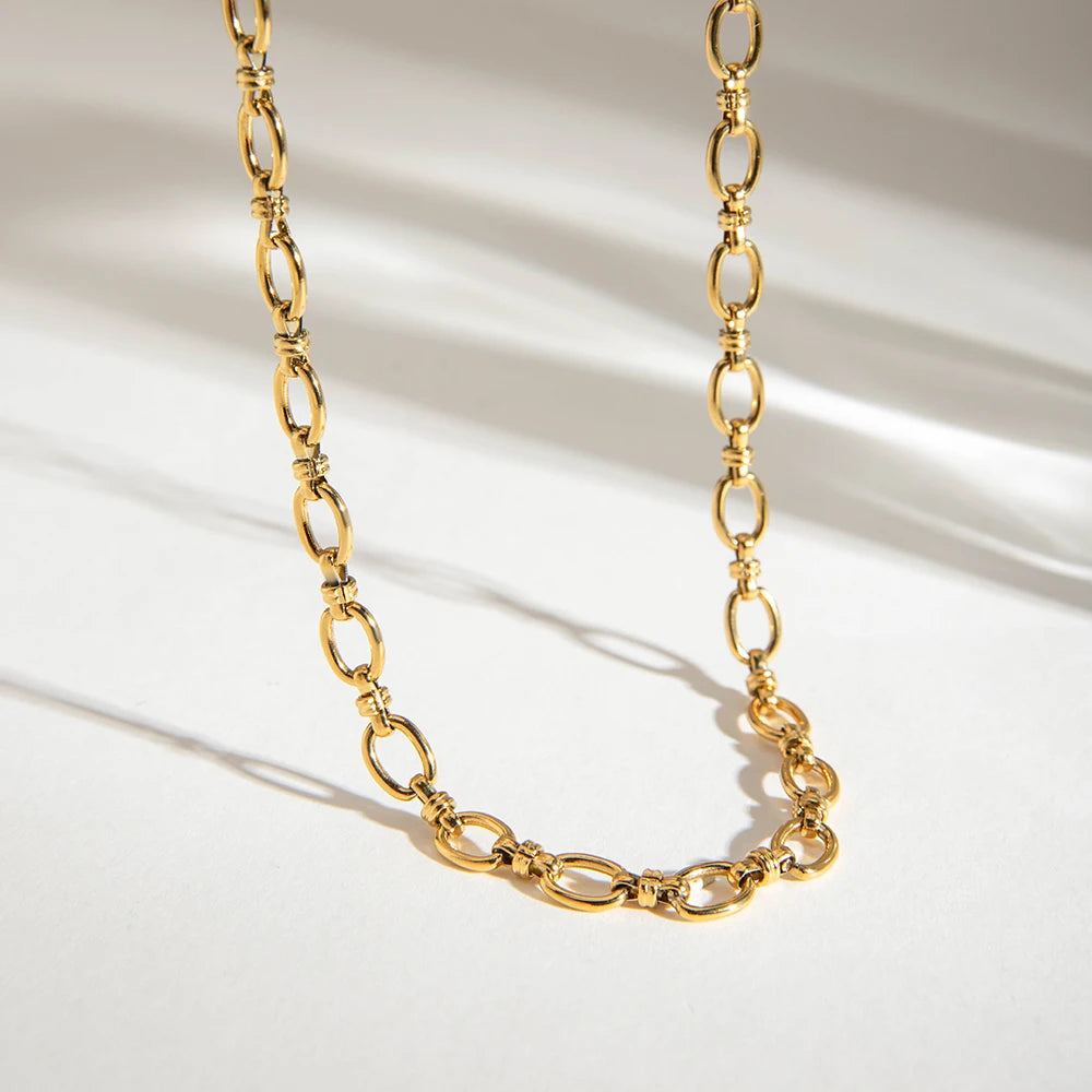 Collar Circulos Candena Unidos | Dorado