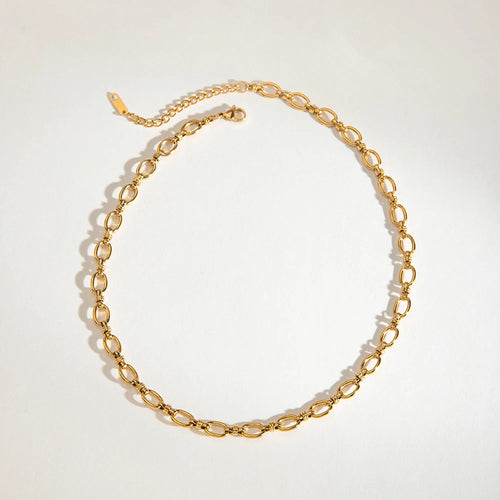 Collar Circulos Candena Unidos | Dorado